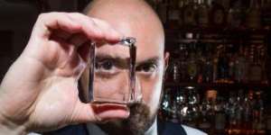 On the rocks:Michael Madrusan of the Everleigh in Fitzroy.