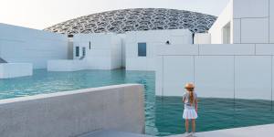 The Louvre Abu Dhabi is one of the area's top cultural institutions.
