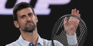 Djokovic survives scare as young contender announces himself on big stage