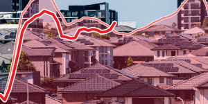 The graph that shows stressed property owners may be starting to crack