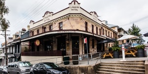 The London Hotel is just one of many watering holes in Balmain. 