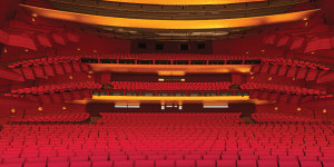 A rendering of the State Theatre’s renovated auditorium.
