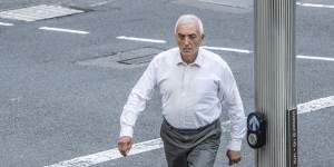 Steve Nassif walks into Downing Centre court this week,charged over the Northwood mansion fire.