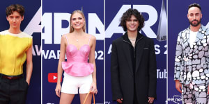 Like the Logies’ naughty younger cousin:Best dressed at the ARIAs