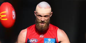 Melbourne skipper Max Gawn is the best ruckman of his era. 