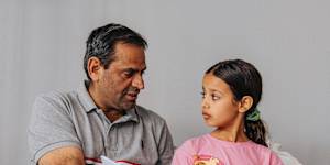 Nine-year-old Veera Kotecha sat the OC (Opportunity Class) test but wasn’t successful. 