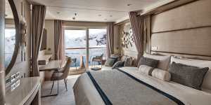 This ship features sumptuous suites with butler service.