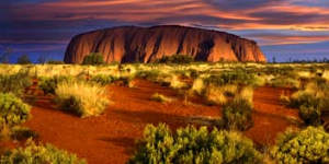 Breathtaking ... Uluru at sunset.
