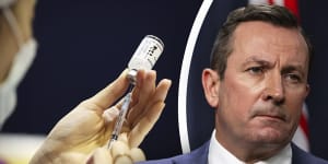 WA Premier Mark McGowan announced on Wednesday the wait period between second and third vaccine doses had been brought down to three months.
