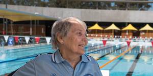 Parramatta Memorial Swimming Club member Ruth Rossettin,78,has fond memories of the old Parramatta pool.