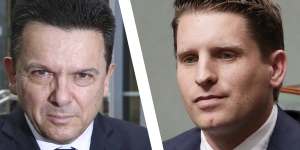 Huawei's Nick Xenophon'must sign up to the foreign influence register',Andrew Hastie demands