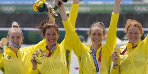 ‘You couldn’t row because of the drought’:Australian women make history in forgotten event