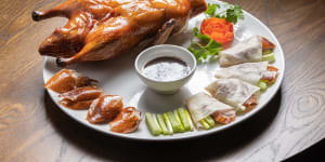 Go-to dish:Peking duck.