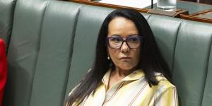 Minister for Indigenous Australians Linda Burney during Question Time on Thursday October 19,five days after the referendum was defeated. 