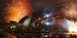 Sydney sparkled at 9pm.