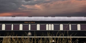 Rohan Vos boasts that he owns"the largest privately owned train set in the world",which he has named Pride of Africa.