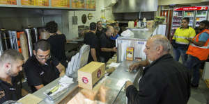 Katik kebab shop runs flat-chat from morning until night.