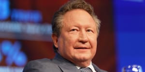 Mining magnate Andrew Forrest is the chairman and biggest shareholder of iron ore miner Fortescue Metals Group.
