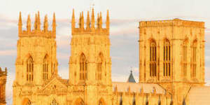 Cathedral crowns the city of York