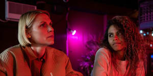 Claire Danes and Zazie Beetz in Full Circle:tension and unspoken answers.
