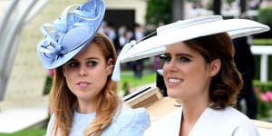 Princesses Beatrice and Eugenie in 2018.