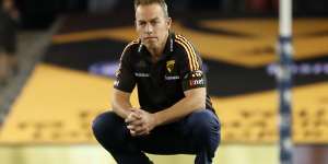 Lift your game:Hawthorn coach Alastair Clarkson has urged the AFL to act on adjudicating free kicks to help reduce congestion around the ball.