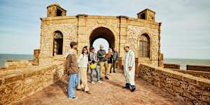  Essaouira,Morocco,where “Adrian” stayed on to receive medical attention before catching up to the group in Skoura. 