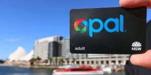 Opal cards are now used for about 95 per cent of trips on public transport in NSW.