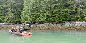 Cruising the bays and inlets carved into the coast of Vancouver Island. 