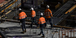 The Victorian government is actively considering mandating COVID-19 vaccination for the construction industry. 