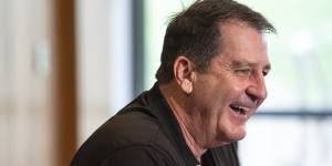 Happy days:Ross Lyon said he was put through a “solid” process before taking on the top job.
