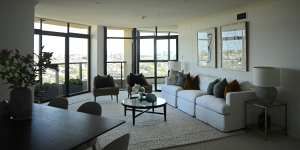 The interior of the Edgecliff penthouse apartment that once belonged to Melissa Caddick..