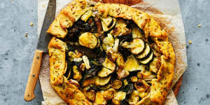 Jill Dupleix's cheese and greens galette 