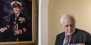 Rear Admiral Ross Swan,97,the last living admiral from WWII.