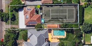 An aerial view of the Forestville home at the centre of the NSW Court of Appeal’s decision.