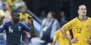 Socceroos still in there and fighting despite narrow loss to France