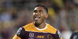 Tevita Pangai junior has not played for the Broncos since 2021.