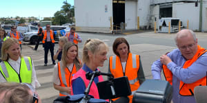 Prime Minister hits the campaign trail to back Frecklington,which Labor dubs a'rescue mission'