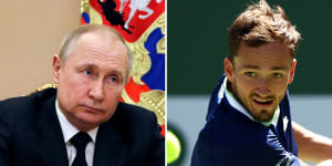 Medvedev will be banned from Wimbledon if he fails to denounce Putin