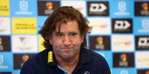 Former Manly coach Des Hasler is now at the Titans.