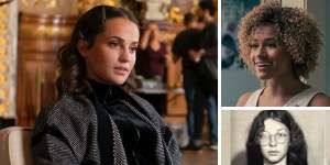 Clockwise from main:Alicia Vikander in Irma Vep,Ariana DeBose in Westworld and HBO documentary The Janes.