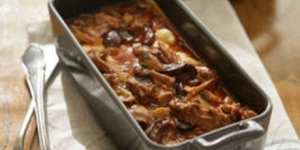 Rabbit lasagne with truffle-scented bechamel