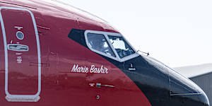 The Marie Bashir – a Boeing 737 air tanker – will be the first jet aircraft to land at Western Sydney Airport when it touches down on October 28.