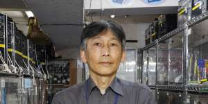 Shinya Sato has worked in the Akihabara Radio Centre in Tokyo for 20 years.