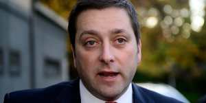 Matthew Guy as planning minister in June 2014.