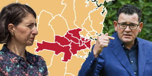 Gladys Berejiklian initially resisted Victoria-style lockdown rules,but relented and imposed curfews on the western suburbs.
