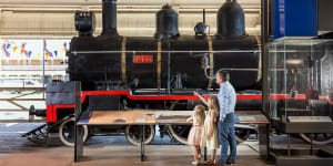 The Workshops Rail Museum in Ipswich has locomotives spanning the history of train travel in the state.