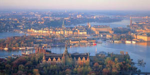 Stockholm:Beautiful harbour vistas at every turn.