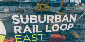The auditor-general says the Suburban Rail Loop business case did not follow department guidelines. 
