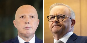 Dutton and Albanese unite to block teal transparency demands on $120b of projects
